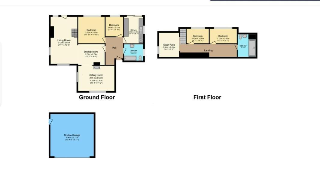 Beautiful 5 Bedroom Bungalow, Sleeps 7, In Calne Bagian luar foto